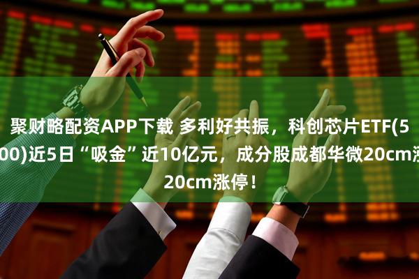 聚财略配资APP下载 多利好共振，科创芯片ETF(588200)近5日“吸金”近10亿元，成分股成都华微20cm涨停！
